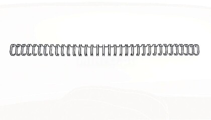 RG810810 : ESPIRAL GBC PRETA MODELO WIRE 3: 1 12,7 MM N.8 COM CAPACIDADE PARA 105 FOLHAS
