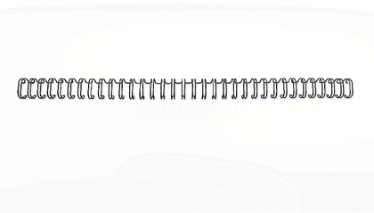 RG810910 : ESPIRAL GBC PRETA MODELO WIRE 3: 1 14,3 MM N.9 COM CAPACIDADE PARA 125 FOLHAS