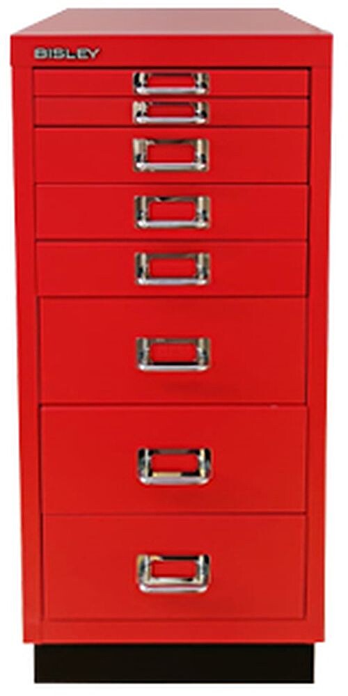 Movel Metal 673X279X429 com 8 Gavetas 2x22mm+3x51mm+3x102mm Vermelho ATL6702342