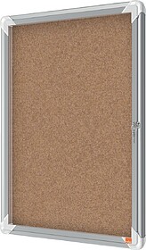 Vitrina Nobo para 4 Folhas A4 com Superfície de Cortiça - ...