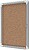 Vitrina Nobo para 4 Folhas A4 com Superfície de Cortiça - 532x692x37mm - Porta de Vidro de Segurança - Moldura de Alumínio - Cor Natural - imagem 1