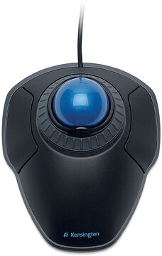 Kensington Trackball Orbit com Anel de Deslocamento - Bola de 40mm - Personalização de Botões - Precisão Óptica - Apoio de Pulso Removível - Preto