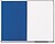 Painel Combinado - Quadro Magnetico + Felto 900X600 MM New Azul 1902257 - imagem 1