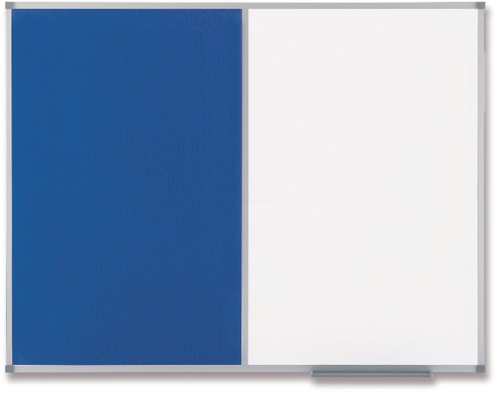Painel Combinado - Quadro Magnetico + Felto 1200X900 MM New Azul 1902258