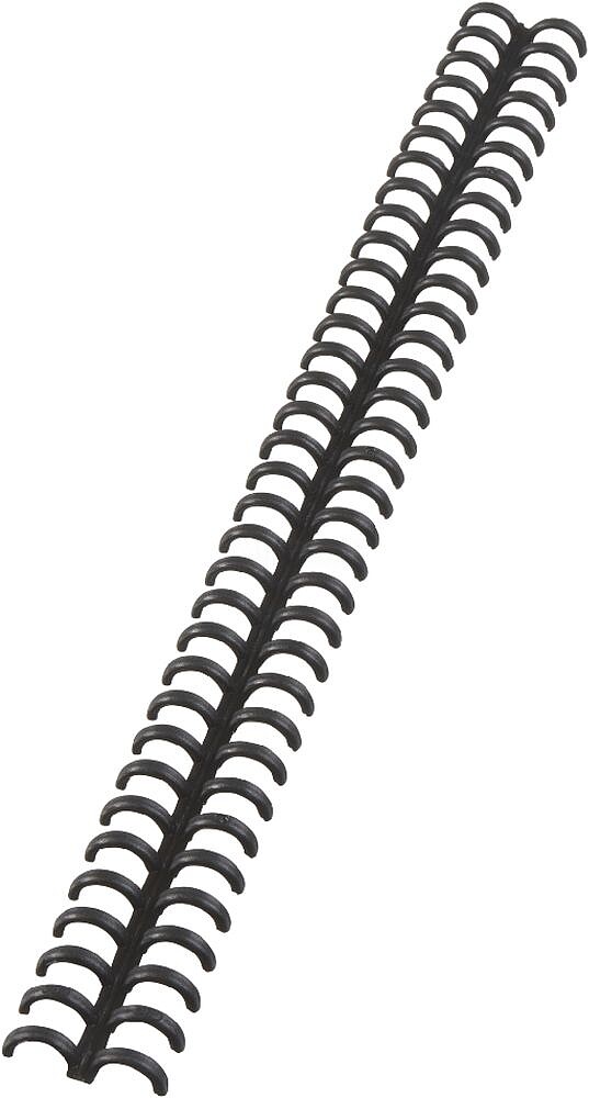 Pacote GBC ClickBind de 50 Canutilhos para Encadernação 8mm - Formato A4 - Para um Máximo de 45 Folhas - Preto