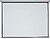Nobo ecrã de projeção de parede 2000x1513mm branco fosco 4: 3 - Montagem em parede ou tecto - Carcaça protetora - Alta qualidade de projeção - Cor branca - imagem 1