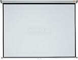 Nobo ecrã de projeção de parede 2000x1513mm branco fosco 4: 3 - Montagem em parede ou tecto - Carcaça protetora - Alta qualidade de projeção - Cor branca