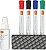 Pacote de Acessórios para Pizarra Branca - Inclui: 4 Canetas para Pizarra, Borracha e Spray Limpador 50ml - Cores das Canetas Preto, Azul, Vermelho, Verde 1903798 - imagem 1