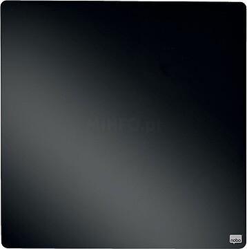 Tijolos Mini Pizarra Magnética Nobo 360x360mm - sem Moldura - Variedade de Cores - Almofadas e Ímãs - Design Criativo e Colorido - Preto