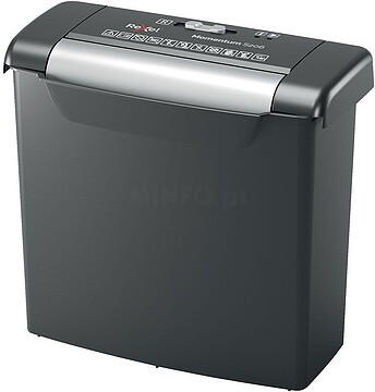2104568EU Rexel Momentum S206 Destruidora de Papel Manual Corte em Tiras P-2 - Destrói até 6 Folhas - Papeleira de 9L - Cor Preto