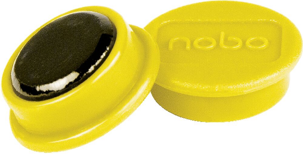 Pack de 10 Ímanes para Quadros Brancos Amarelo 24MM 1915295
