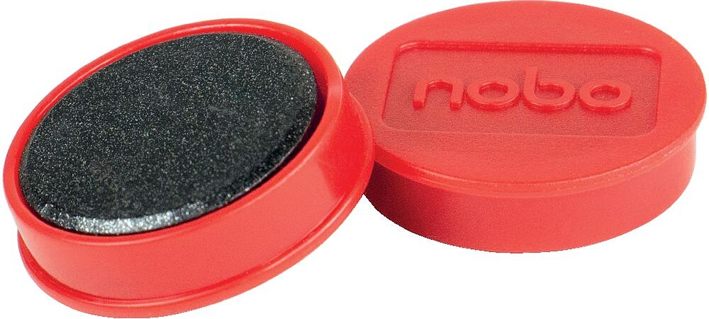 Pack de 10 Ímanes para Quadros Brancos Vermelho 32MM 1915300