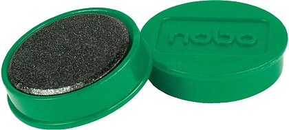 1915303 : PACK DE 10 ÍMANES PARA QUADROS BRANCOS VERDE 32MM