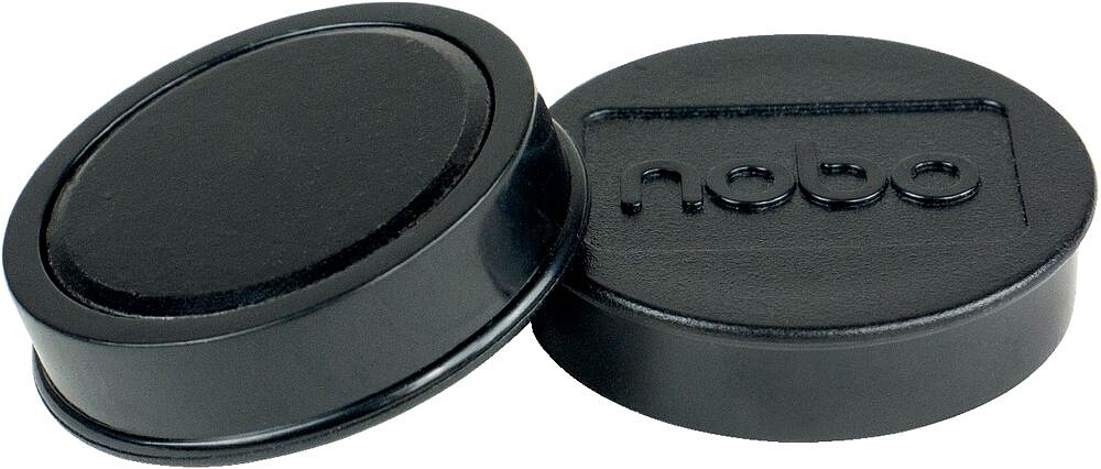 Pack de 10 Ímanes para Quadros Brancos 1.5KG Preto 38MM 1915305