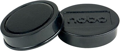 1915305 : PACK DE 10 ÍMANES PARA QUADROS BRANCOS 1.5KG PRETO 38MM