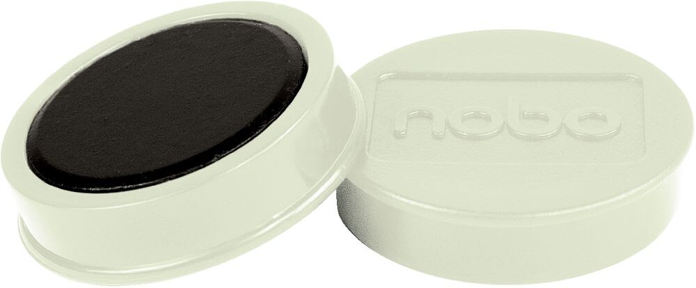 Pack de 10 Ímanes para Quadros Brancos 2.5KG Branco 38MM 1915315