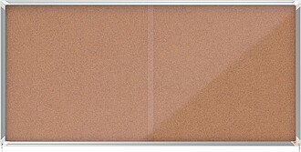 Nobo Premium Plus Vitrina de Porta Corredoura com Fundo de C...