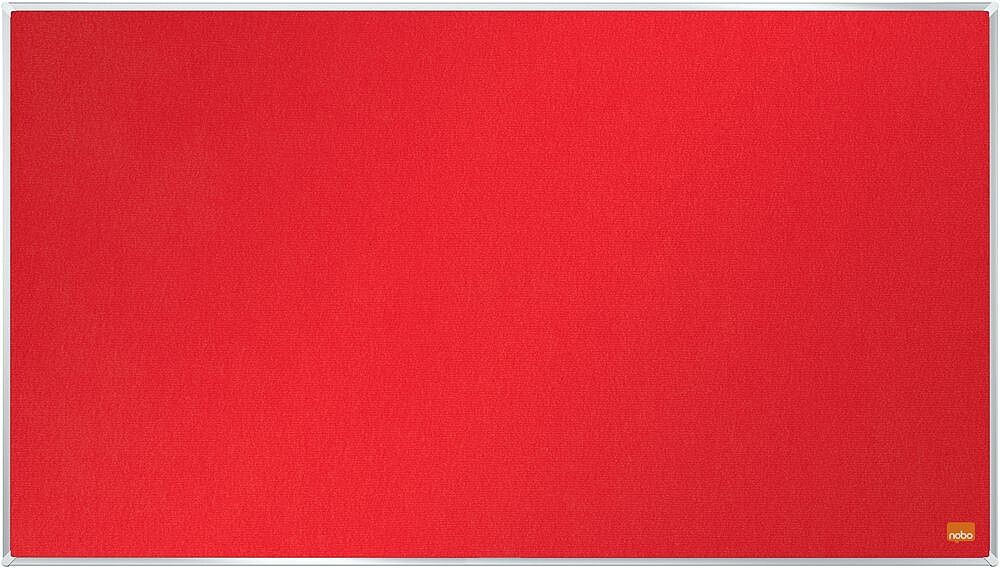 Painel de Feltro Vermelho Formato Panorâmico 32”” 710X400MM “ “1915419