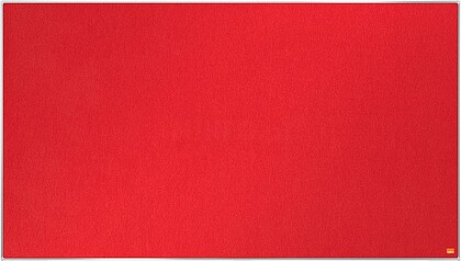 “1915421 : PAINEL DE FELTRO VERMELHO FORMATO PANORÂMICO 55”” 1220X690MM “