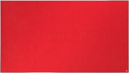 “1915422 : PAINEL DE FELTRO VERMELHO FORMATO PANORÂMICO 70”” 1550X870MM “