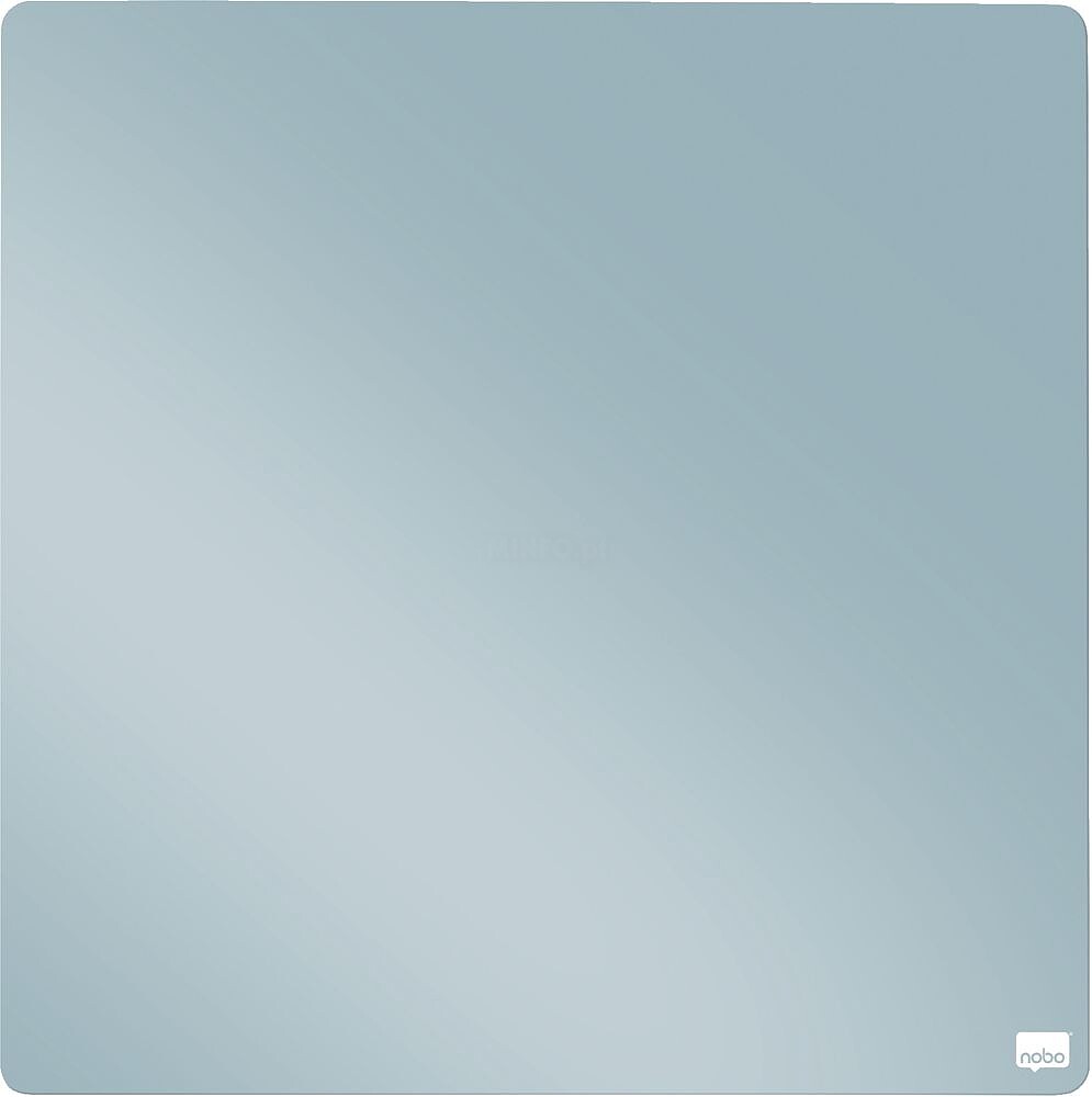 Nobo Mini Pizarra Magnética Tile 360mmx360mm - sem Moldura - Tijolos de Borracha Seca - Cinzento