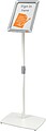 Suporte de chão nobo premium plus din a4 com moldura e sistema de abertura por clip premium 1915737
