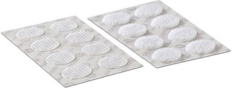 G-47135 : 47135 CIRCULOS ADHESIVOS HOOK&LOOP Ø16 mm, BLANCO...