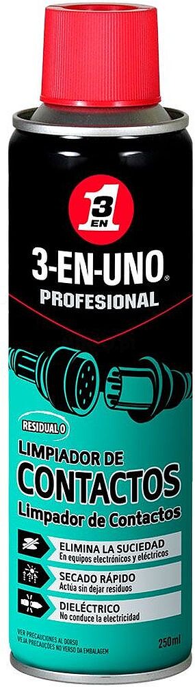 Limpador de Contactos 250ML 3 em 1