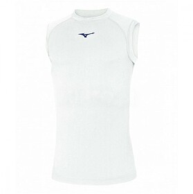 T-SHIRT INTERIOR SEM MANGAS MIZUNO CORE - Branco XXL