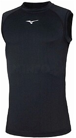 T-SHIRT INTERIOR SEM MANGAS MIZUNO CORE - Preto XL
