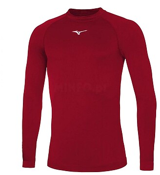 T-Shirt Térmica Mizuno Team Core Manga Comprida