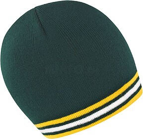 R368X Gorro «SUPPORTER» tam: One Size cor: Green/ Gold/ Wh...