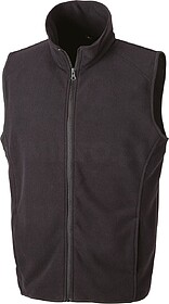 R116X Colete micropolar tam: XL cor: Black : Result Tecido s...