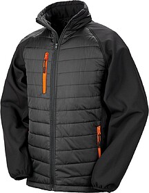 R237X Blusão Softshell acolchoado Black Compass tam: L cor:...
