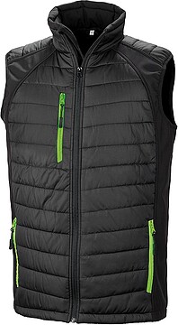 Colete Softshell acolchoado Black Compass R238X