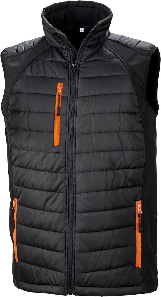 Colete Softshell acolchoado Black Compass R238X