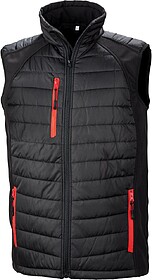 R238X Colete Softshell acolchoado Black Compass tam: M cor: ...