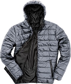 R233M Blusão acolchoado tam: M cor: Frost grey/ Black : Res...