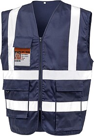 R477X Colete de segurança com fecho tam: XXL cor: Navy : Re...