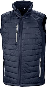 R238X Colete Softshell acolchoado Black Compass tam: XXL cor...