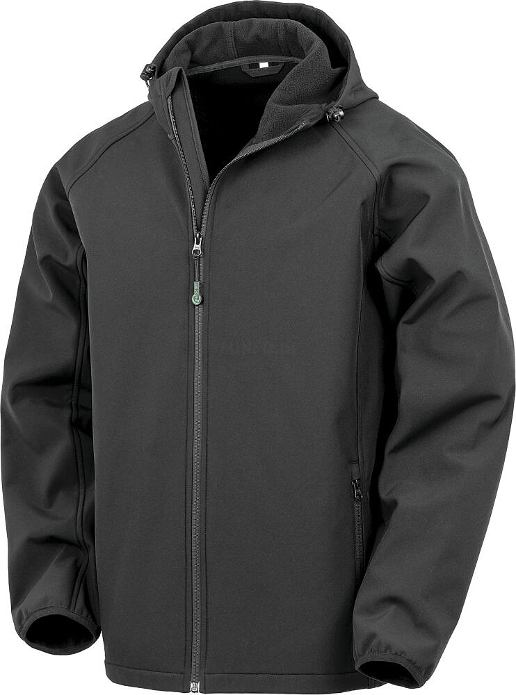 Blusão softshell reciclado 3 camadas com capuz de homem R911M