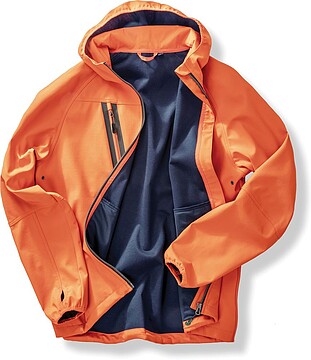 Casaco Softshell de 3 camadas reciclado com capuz unissexo R909X