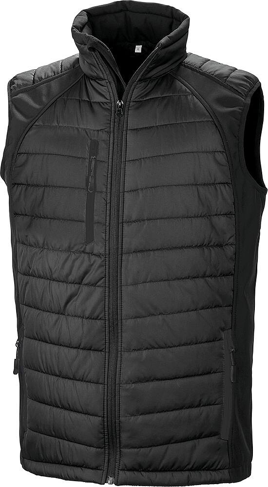 Colete Softshell acolchoado Black Compass R238X
