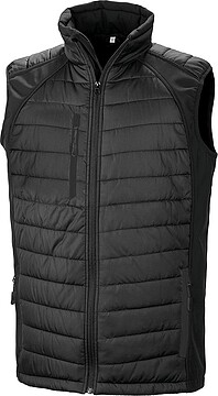 Colete Softshell acolchoado Black Compass R238X