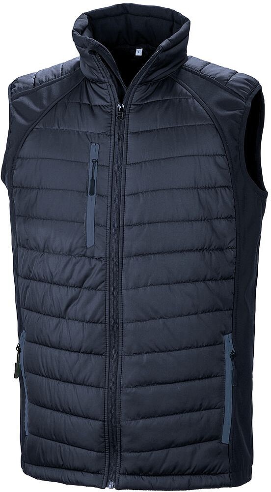 Colete Softshell acolchoado Black Compass R238X