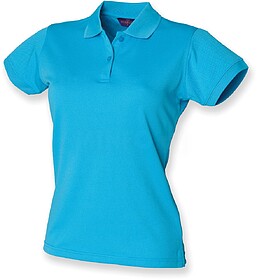 H476 Polo de senhora Coolplus® tam: XS cor: Turquoise : Hen...