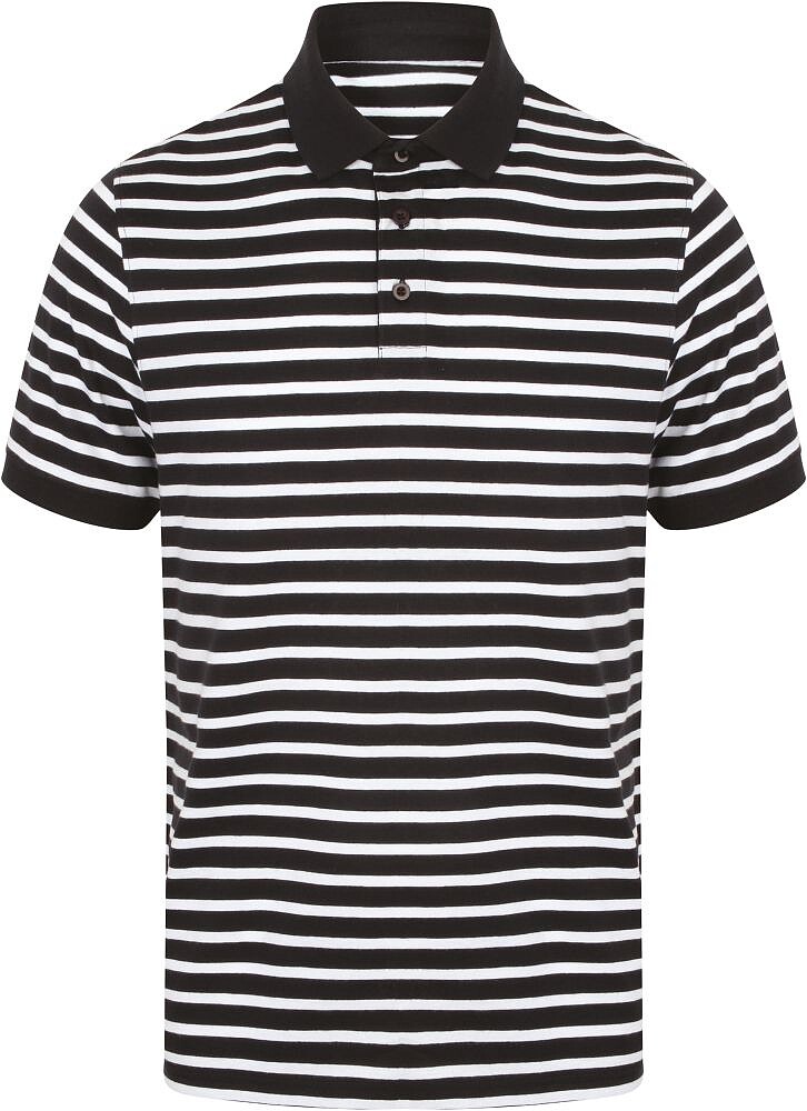 Polo jersey às riscas FR230
