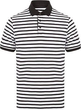 Polo jersey às riscas FR230