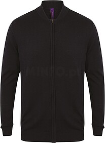 H718 Casaco de malha com fecho tam: XXS cor: Navy : Henbury ...