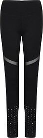 TL672 Leggings com encaixes tam: L cor: Black : Tombo